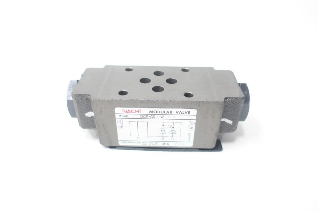 NACHI OCP-G01-W1-F-21 HYDRAULIC MODULAR CHECK VALVE