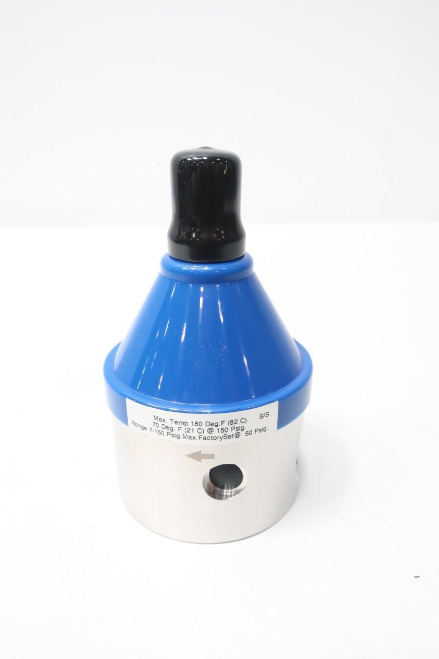 ECO VALVE BPR-1-SS-N BACK PRESSURE/RELIEF VALVE 50PSI 1IN NPT