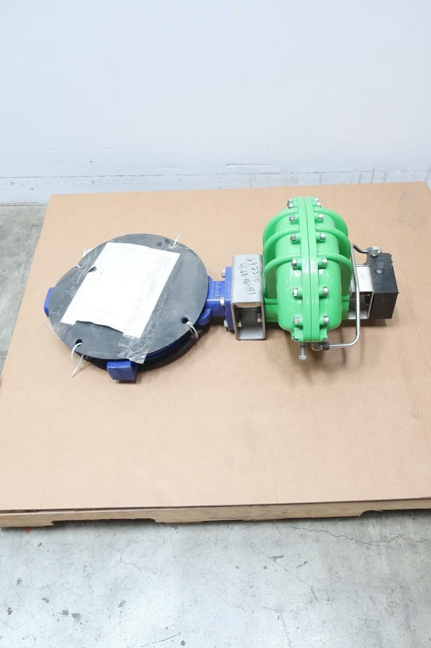 AMRI KSB ACRIS IW-31KF/S9 ROTORK K4 PMV P5 IRON WAFER CONTROL VALVE 10IN 150