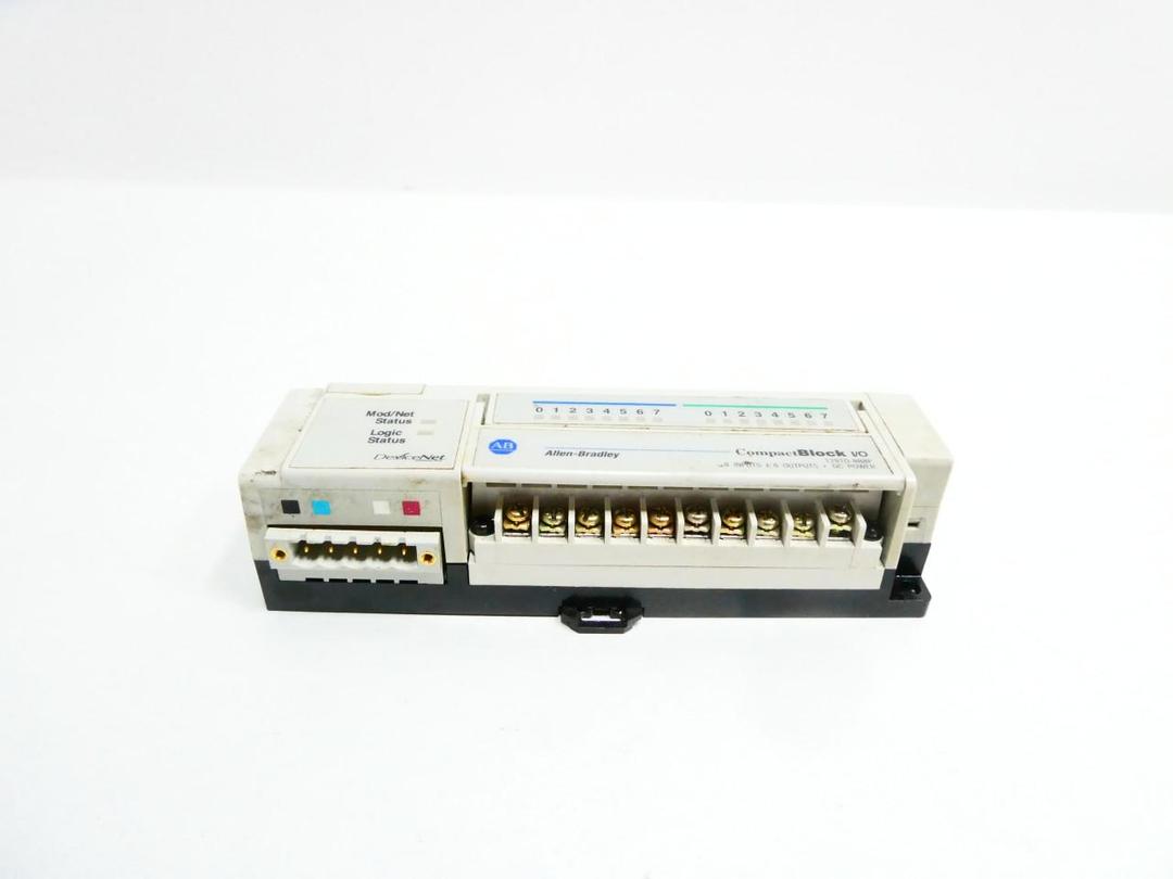 ALLEN BRADLEY 1791D-8B8P DEVICENET COMPACT BLOCK I/O MODULE SER D