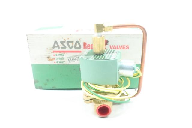 ASCO HC8210G12 RED-HAT II SOLENOID VALVE 125V-DC 1/2IN NPT