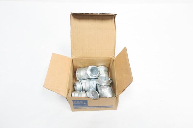 BOX OF 5 O-Z/GEDNEY 4Q-4100 45DEG LIQUIDTIGHT CONNECTOR 1IN