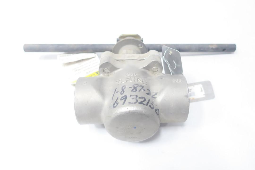 XOMOX 0366FT MANUAL STAINLESS PLUG VALVE 2IN NPT 300