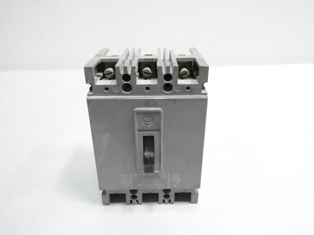 WESTINGHOUSE HFB3015L MOLDED CASE CIRCUIT BREAKER 3P 15A AMP 600V-AC