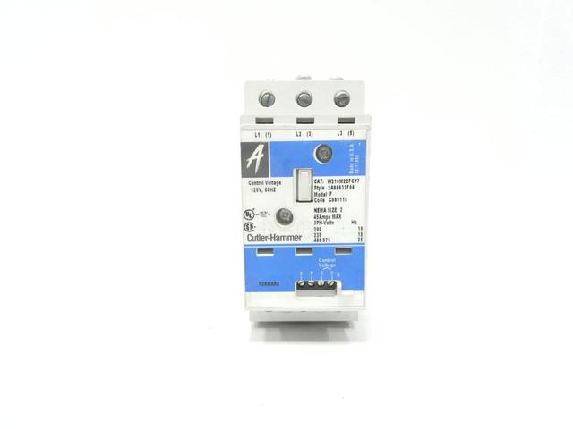 CUTLER HAMMER W210M2CFCY7 CONTACTOR 120V-AC 45A 25HP SIZE 2