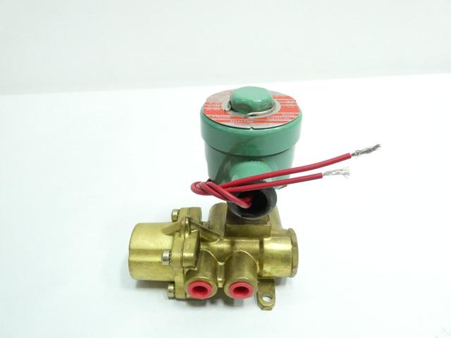 ASCO 8344A71MO RED-HAT SOLENOID VALVE 120V-DC 1/4IN NPT