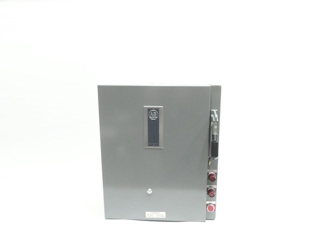 ALLEN BRADLEY 506-BACD-24E SIZE 1 REVERSING COMBINATION STARTER 120V-AC 10HP