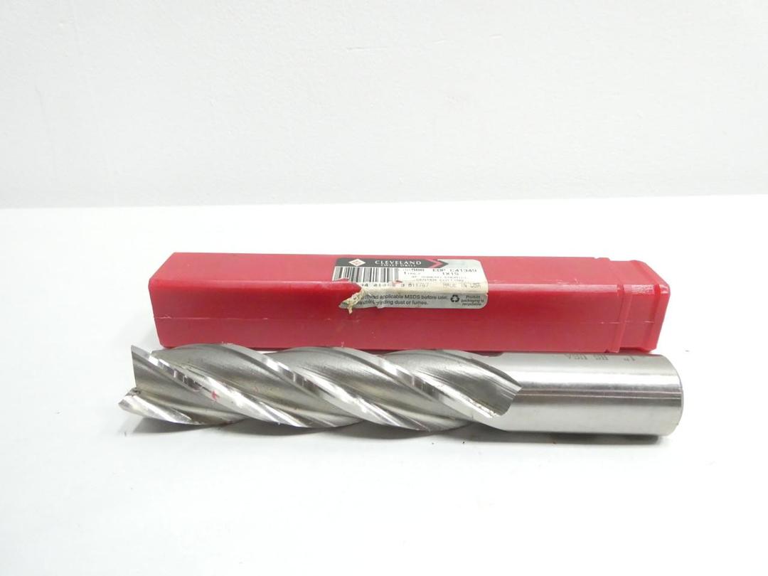 CLEVELAND TWIST DRILL C41349 4F 1X1S CENTER CUTTING END MILL
