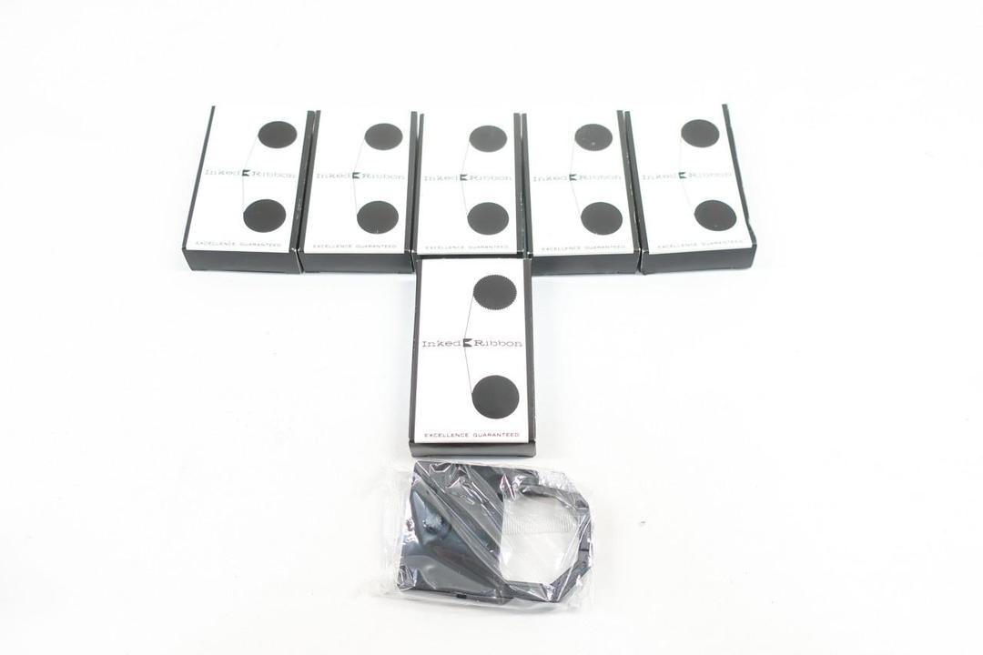 LOT OF 6 PANASONIC KX-P1080 BLACK INK RIBBON  D715749