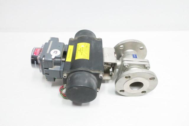 K-BALL KEA-20394 F89U-014SR06 TXP-M21GNEM PNEUMATIC FLANGED CONTROL VALVE 2IN