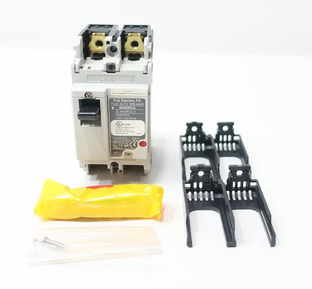 FUJI ELECTRIC SA52RCUL-5A CIRCUIT BREAKER 2P 5A AMP 240V-AC