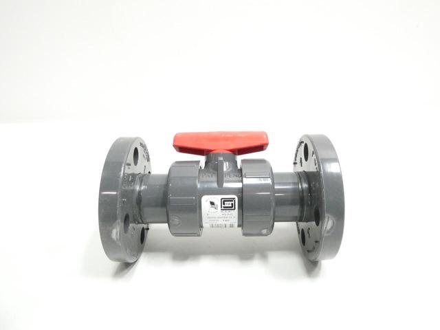 SPEARS 3633-010 MANUAL PVC FLANGED BALL VALVE 1IN
