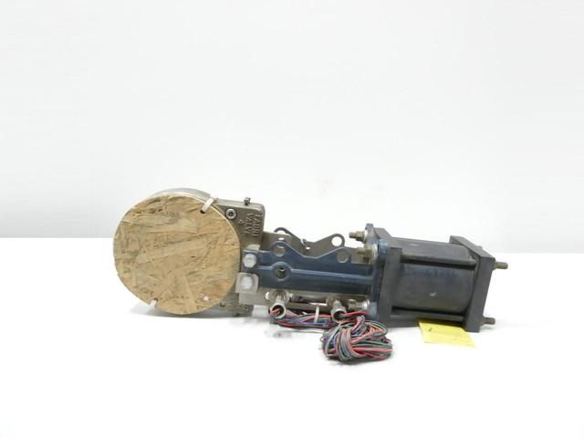 FABRI-VALVE XS150 HIGH PERFORMANCE PNEUMATIC STAINLESS KNIFE GATE VALVE 4IN