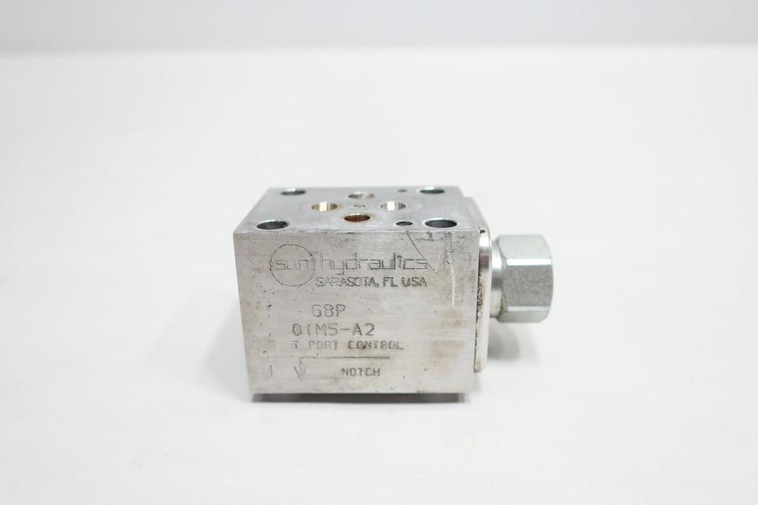 SUN HYDRAULICS GBP 01M5-A2 VALVE MANIFOLD T PORT CONTROL