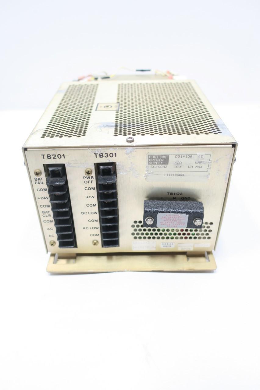 FOXBORO D0141DA-AD POWER SUPPLY 120V-AC 5/24V-DC 100VA