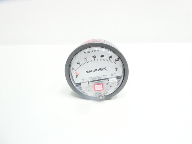 DWYER 2060 102017-00 MAGNEHELIC PRESSURE GAUGE 0-60IN-H2O