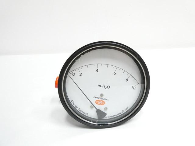 ORANGE RESEARCH 1831DG-1C-6.0B PRESSURE GAUGE 0-10IN-H2O