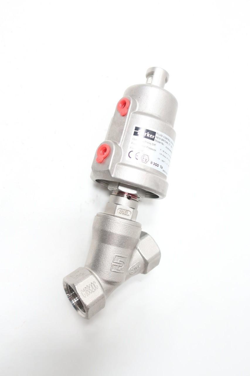 PARKER PA20S3N5R050S 2-WAY ANGLE SEAT VALVE 3/4IN 232PSI