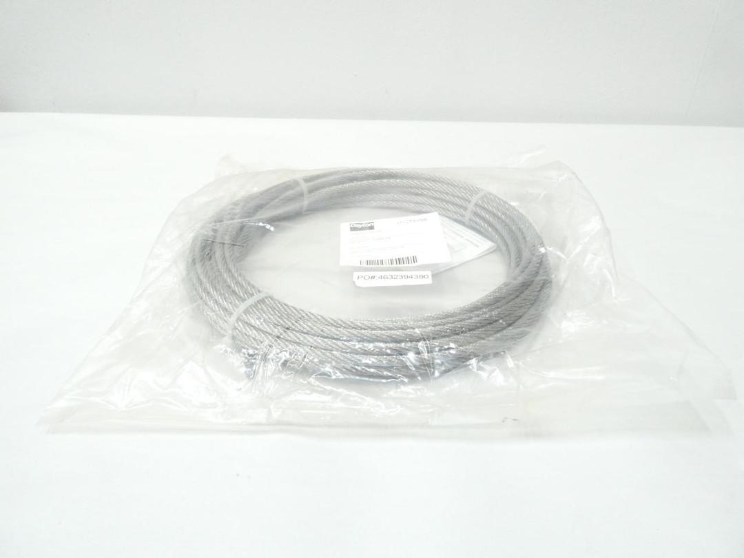 DAYTON 2TAY6B STAINLESS STEEL CABLE 1/4IN X 50FT