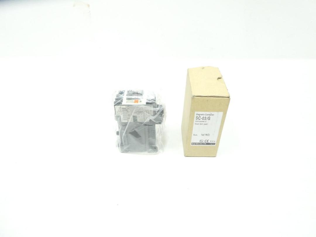 FUJI SC-03/G MAGNETIC CONTACTOR 24V-DC 1A