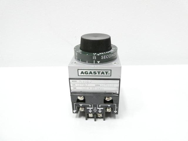 AGASTAT 7012OC TIME DELAY RELAY 1.5-15SEC 24V-DC