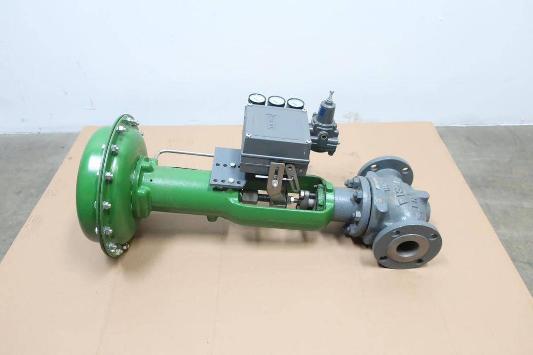 FISHER EZ 667 SIZE 40 3582G PNEUMATIC STEEL FLANGED CONTROL VALVE 2IN 150