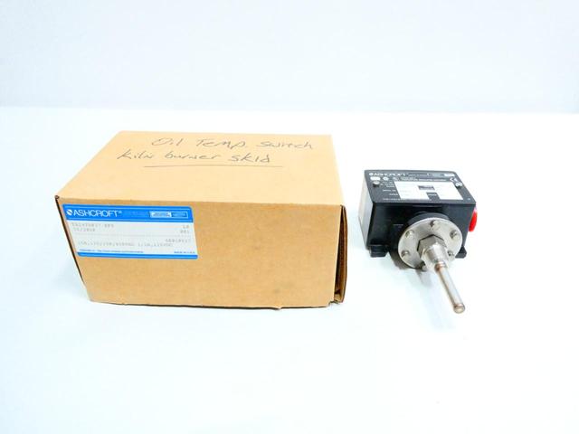ASHCROFT T424TS027 XFS TEMPERATURE SWITCH 75-205F 125/250/480V-AC