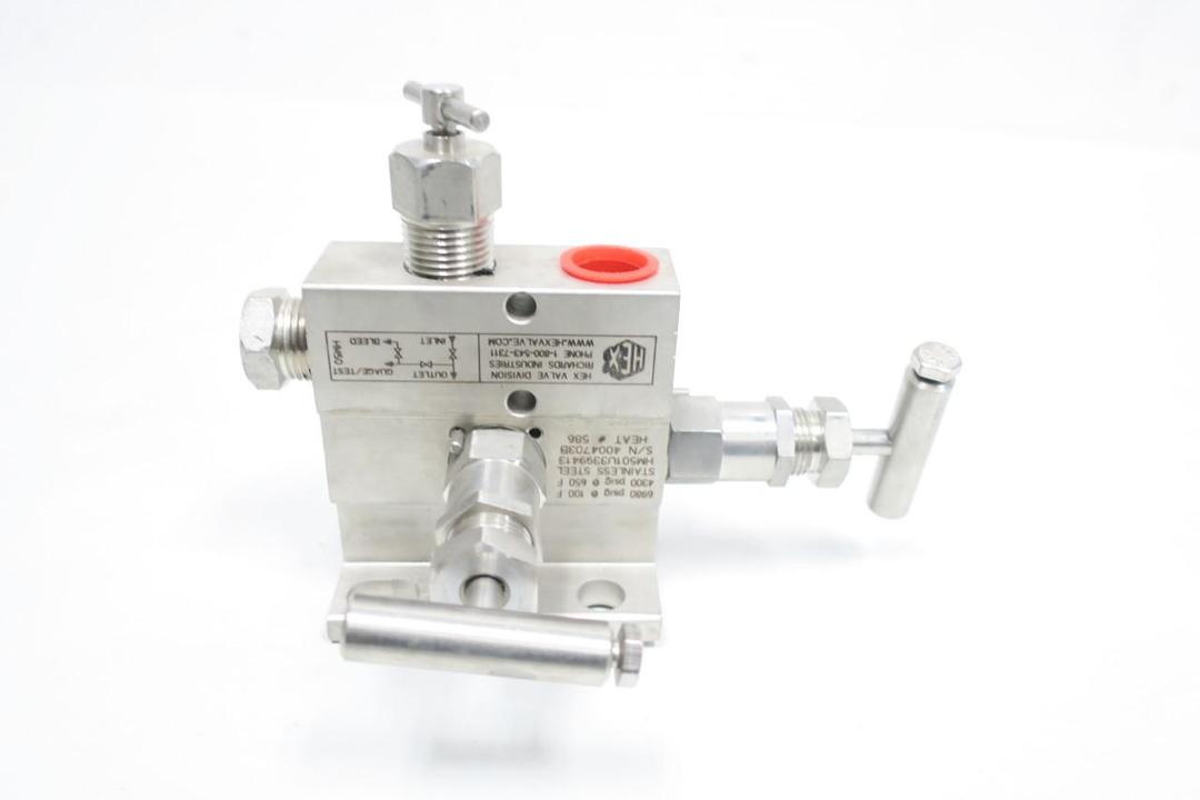 HEX HM501U3399413 STAINLESS INSTRUMENT MANIFOLD 6980PSI