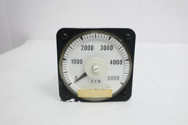 GENERAL ELECTRIC GE 50-103111FAUJ1LAK TACHOMETER 0-5000RPM