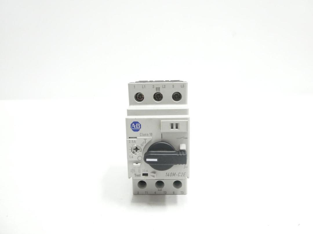 ALLEN BRADLEY 140M-C2E-B25 MANUAL STARTER 1.6-2.5A AMP 1-1/2HP