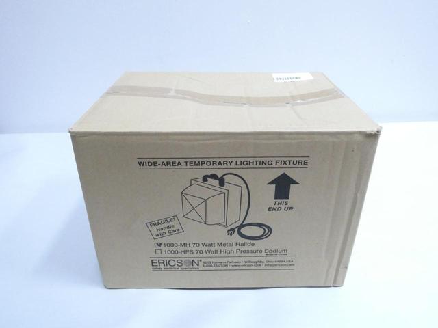 ERICSON 1000-MH WIDE AREA TEMPORARY METAL HALIDE LIGHT FIXTURE 70W