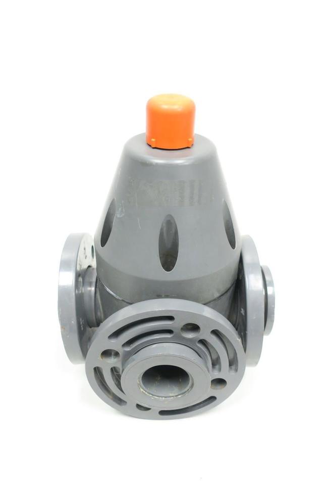 GEORG FISCHER V185 199.041.553 PVC FLANGED PRESSURE CONTROL VALVE 2IN