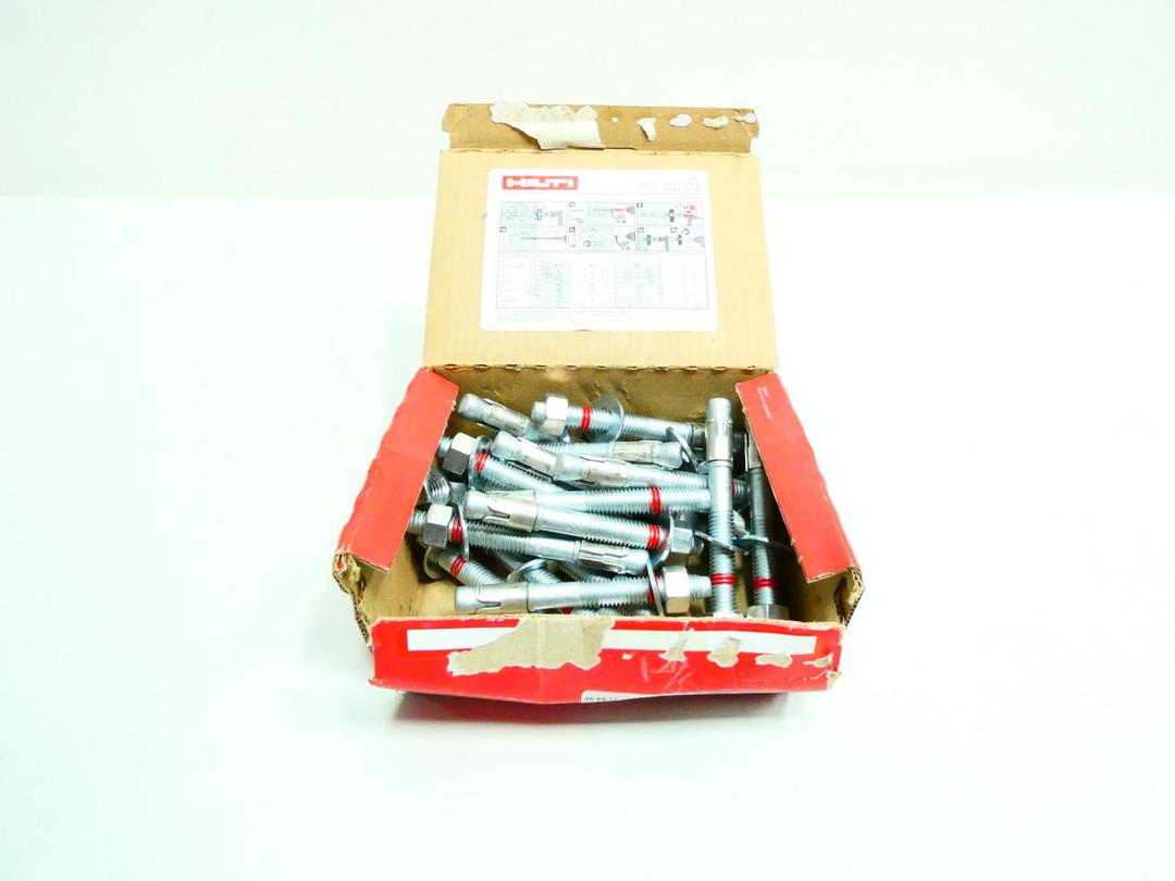BOX OF 20 HILTI KB-TZ 387513 EXPANSION ANCHOR 1/2 X 4-1/2IN