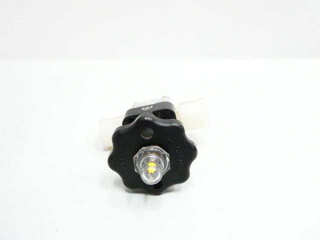 ITT .5-2417-RZ-923 DIA-FLO MANUAL PVC DIAPHRAGM VALVE 1/2IN NPT