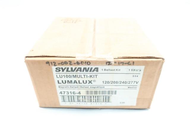 SYLVANIA 47316-4 LU100/MULTI-KIT LUMALUX BALLAST 120/208/240/277V-AC