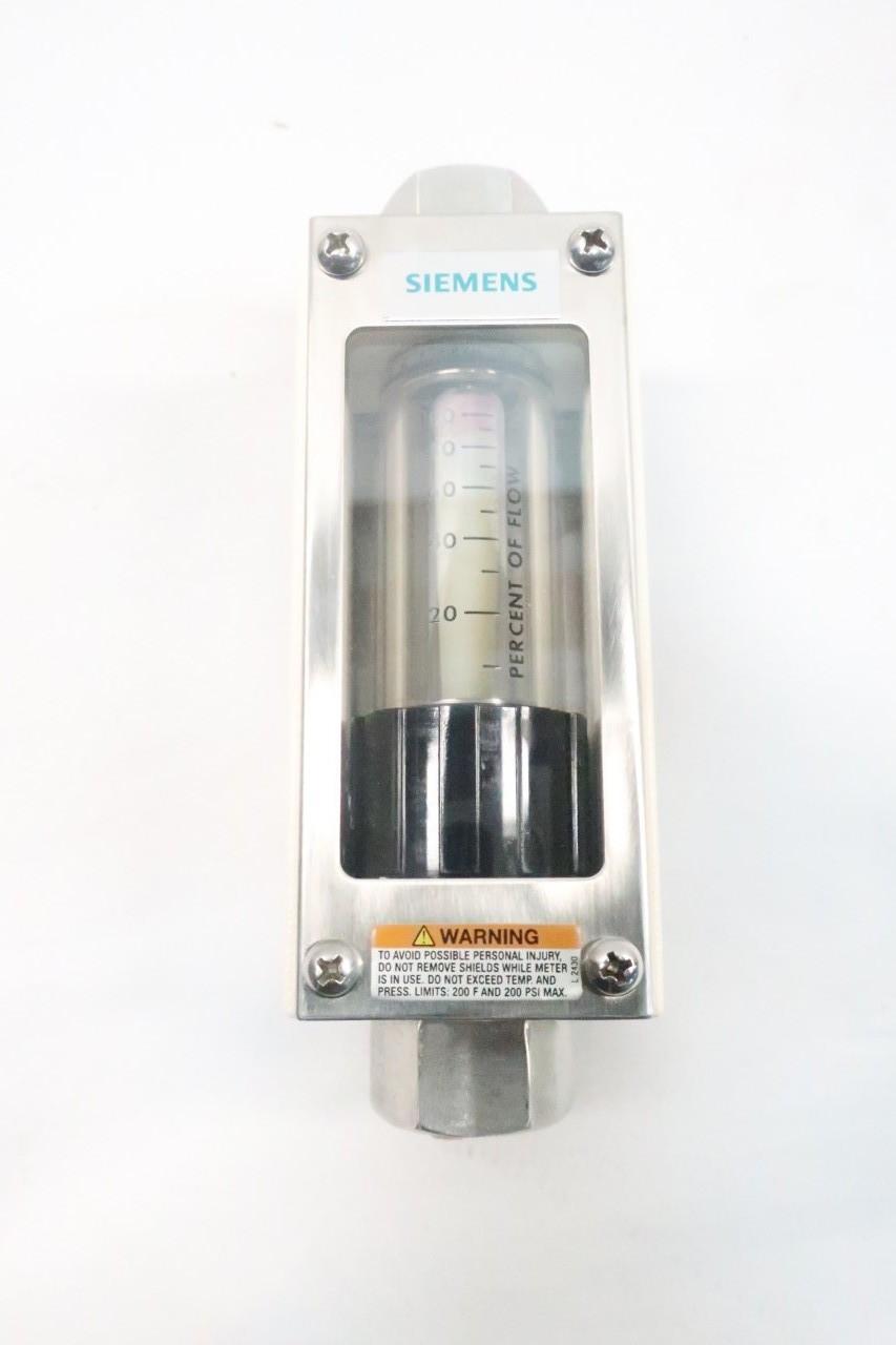 SIEMENS 5510A02107XXEX VARIABLE AREA FLOW METER 0-100PERCENT OF FLOW
