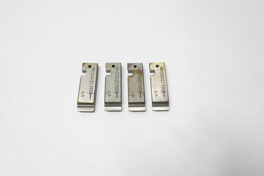 SET OF 4 RIDGID 500B BOLT DIE 1/4IN-20NC LH