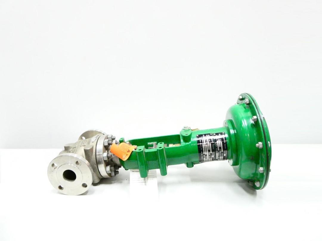 FISHER EZ 657 SIZE 30I PNEUMATIC STAINLESS FLANGED CONTROL VALVE 1-1/2IN 150