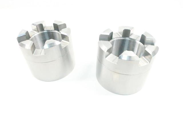 BOX OF 2 GENERAL ELECTRIC GE U615XOCOP221 SLOTTED NUT 3-1/2-8