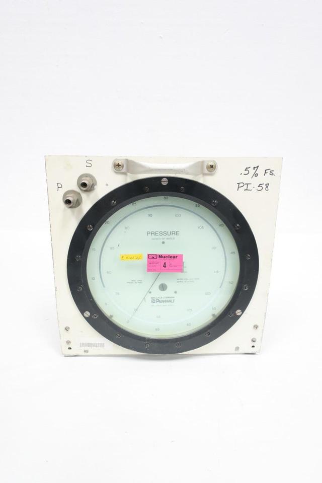 PENNWALT 62A-4C-0125 PRESSURE GAUGE 65-125IN-H2O