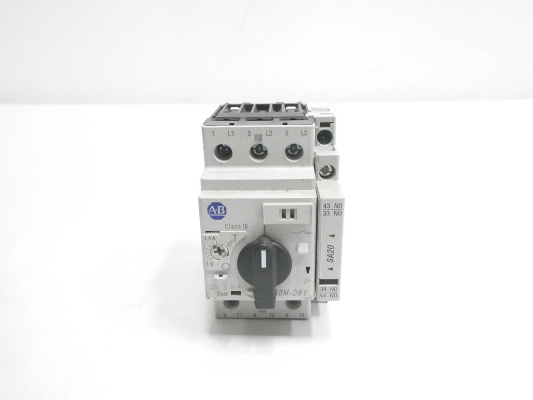 ALLEN BRADLEY 140M-D8V-B16 MANUAL STARTER 1-1.6A AMP 1HP