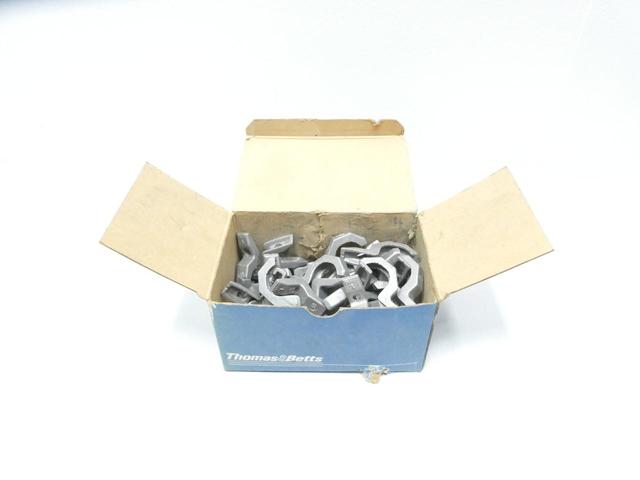 BOX OF 50 THOMAS&BETTS 1278AL ALUMINUM 1IN PIPE STRAP