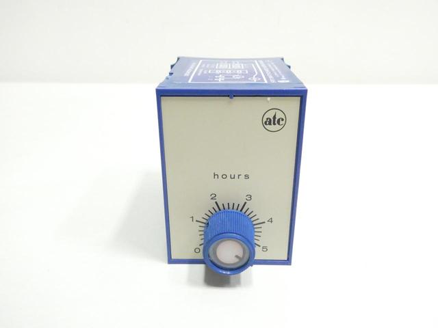 ATC 322B TIME DELAY RELAY 0-5HR 120V-AC