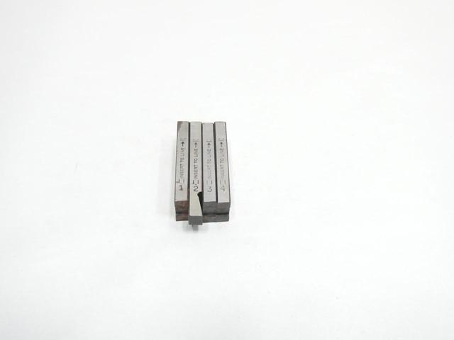 SET OF 4 RIDGID 50960 UNIVERSAL PIPE DIE RH 1-2IN