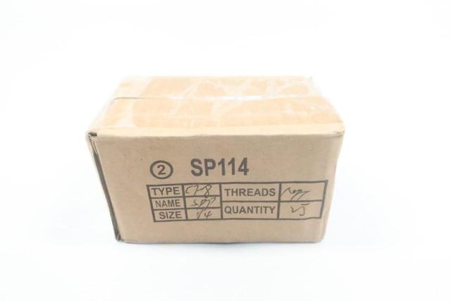 BOX OF 25 MERIT BRASS 0205305 STAINLESS UNION 1/4IN NPT