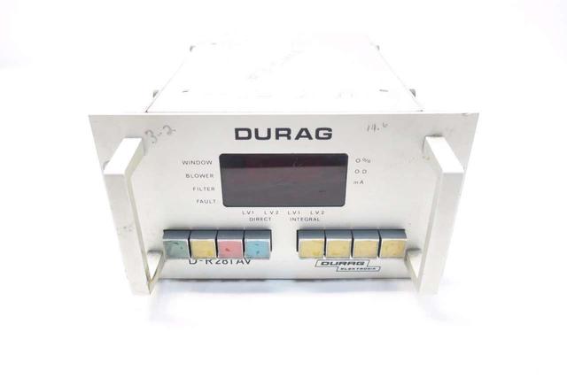 DURAG D-R281-32AV DUST CONCENTRATION MONITOR 115V-AC D536442