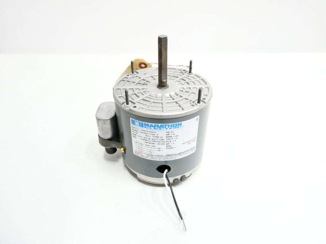 MARATHON 4WC48A11T94L MOTOR 48 1PH 1/6HP 1100RPM 115V-AC
