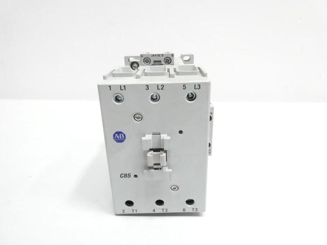 ALLEN BRADLEY 100-C85DJ00 AC CONTACTOR 24V-DC 100A AMP 60HP
