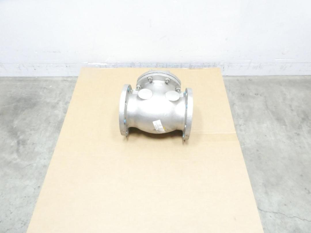 WM POWELL 2342 STAINLESS FLANGED SWING CHECK VALVE 6IN 150