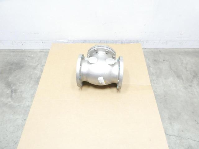 WM POWELL 2342 STAINLESS FLANGED SWING CHECK VALVE 6IN 150